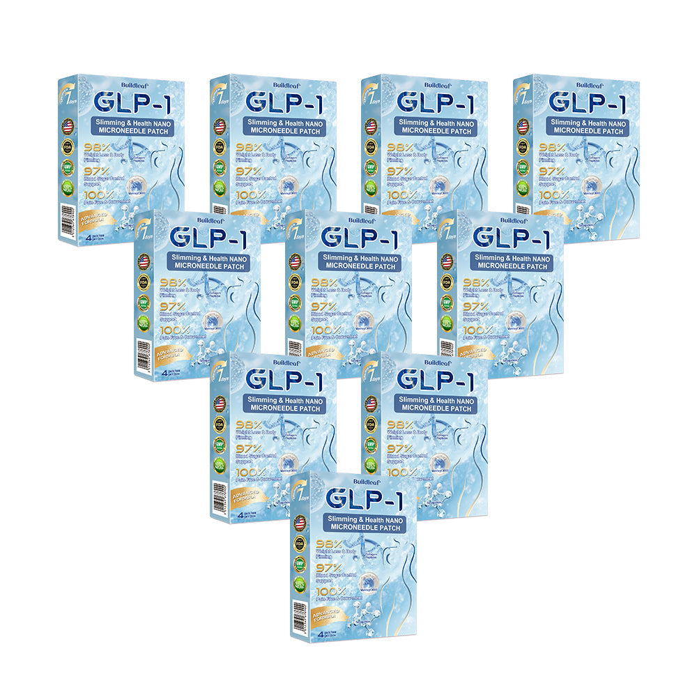 C US 🏥FDA Store | 𝐵uil𝗱𝐿ea𝐟® 𝑺𝑀𝗚T-𝑮𝐋𝑃-1 𝐒limming & 𝐻ealth 𝑁ano 𝑀icroneedle 𝑃atch with Collagen & Matrixyl 3000 丨Obesity,Cardiovascular Diseas, Diabetes, Sleep Apnea, Joint Problems and More