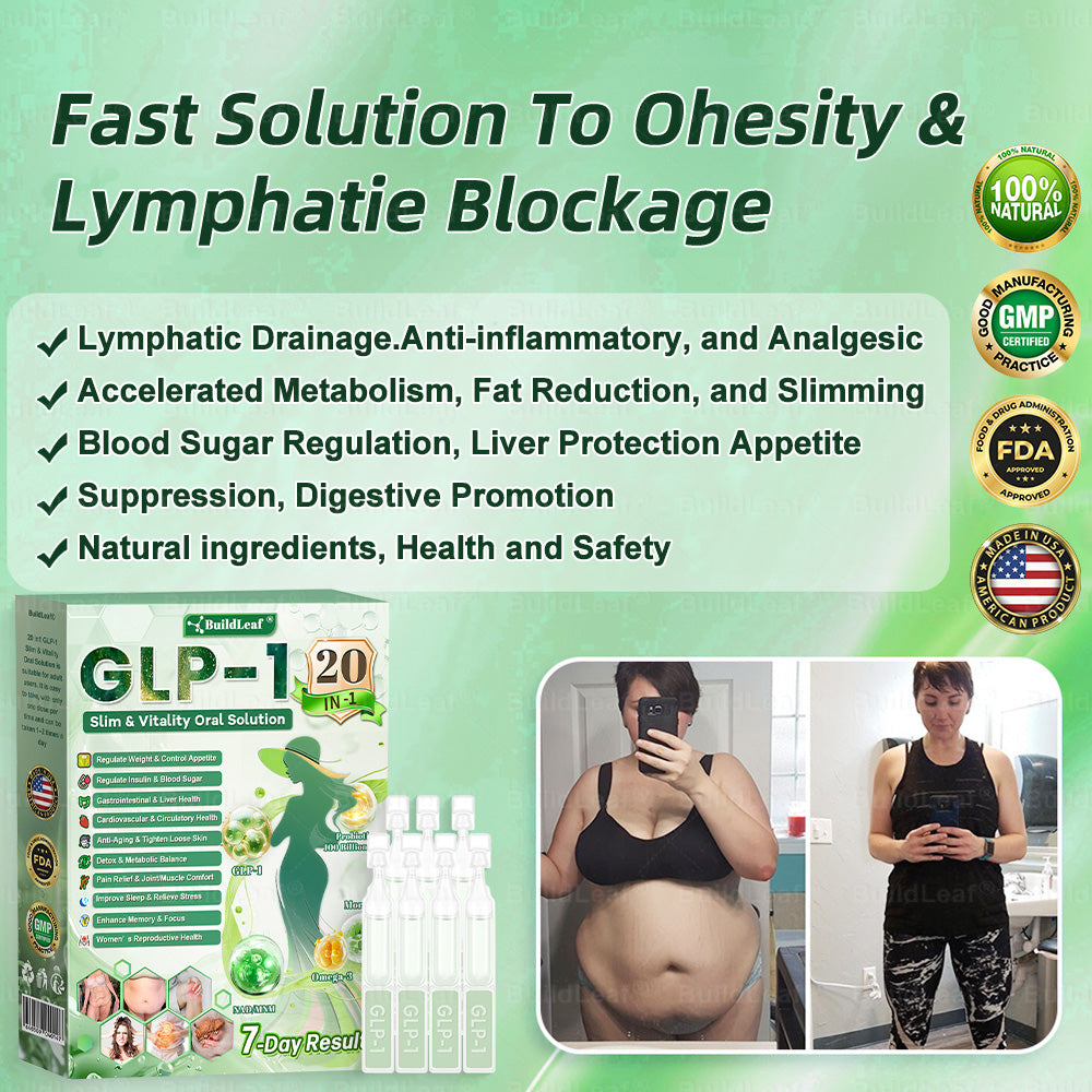 𝖮𝖿𝖿𝗂𝖼𝗂𝖺𝗅 𝖲𝗍𝗈𝗋𝖾 | 𝑩𝒖𝐢𝒍𝒅𝑳𝒆𝐚𝒇® GL𝐏-1 20 𝒊𝒏 1 Slim & Vitality 𝖮𝗋𝖺𝗅 𝙎𝙤𝙡𝙪𝙩𝙞𝙤𝙣  (𝑱𝒖𝒔𝒕 𝒐𝒏𝒄𝒆 𝒂 𝒅𝒂𝒚, 𝒗𝒊𝒔𝒊𝒃𝒍𝒆 𝒄𝒉𝒂𝒏𝒈𝒆𝒔 𝒊𝒏 7 𝒅𝒂𝒚𝒔) ✅ 𝑭𝒐𝒓 𝒐𝒃𝒆𝒔𝒊𝒕𝒚, 𝒄𝒂𝒓𝒅𝒊𝒐𝒗𝒂𝒔𝒄𝒖𝒍𝒂𝒓 𝒉𝒆𝒂𝒍𝒕𝒉, 𝒅𝒊𝒂𝒃𝒆𝒕𝒆𝒔, 𝒔𝒍𝒆𝒆𝒑 𝒂𝒑𝒏𝒆𝒂, 𝒈𝒖𝒕 𝒉𝒆𝒂𝒍𝒕𝒉, 𝒋𝒐𝒊𝒏𝒕 𝒊𝒔𝒔𝒖𝒆𝒔,Stress Relief & Energy Boost.