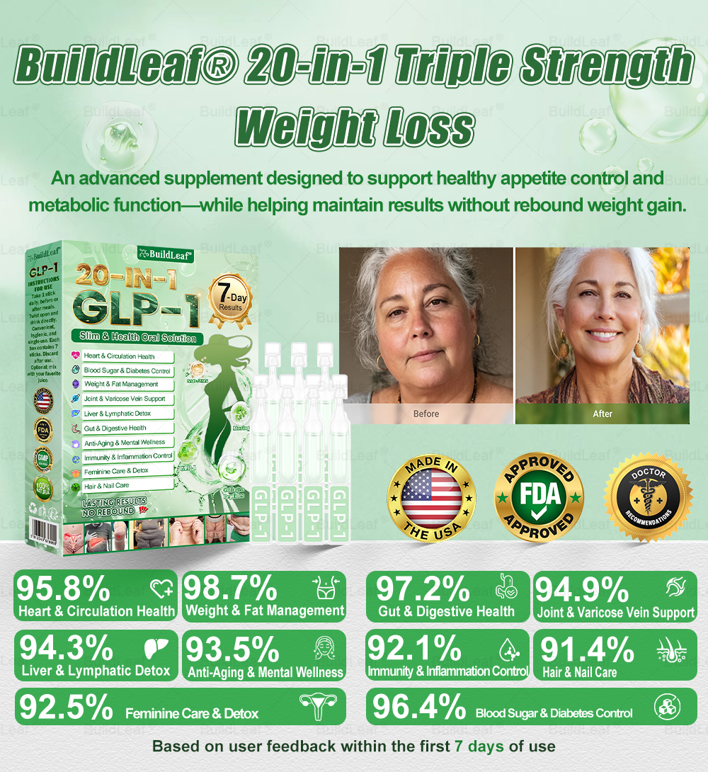 𝐎𝐟𝐟𝐢𝐜𝐢𝐚𝐥 𝐒𝐭𝐨𝐫𝐞 | 𝘽𝙪𝙞𝙡𝙙𝙇𝙚𝙖𝙛® 𝗚𝗟𝗣-𝟭 𝟐𝟎-𝐢𝐧-𝟏 𝐒𝐥𝐢𝐦 & 𝐇𝐞𝐚𝐥𝐭𝐡 𝐎𝐫𝐚𝐥 𝐒𝐨𝐥𝐮𝐭𝐢𝐨𝐧 (𝑶𝒏𝒄𝒆 𝒂 𝒅𝒂𝒚, 𝒓𝒆𝒔𝒖𝒍𝒕𝒔 𝒊𝒏 7 𝒅𝒂𝒚𝒔), 𝑾𝒊𝒕𝒉 100 𝑩𝒊𝒍𝒍𝒊𝒐𝒏 𝑪𝑭𝑼 𝑨𝒄𝒕𝒊𝒗𝒆 𝑷𝒓𝒐𝒃𝒊𝒐𝒕𝒊𝒄𝒔 ✅ 𝑺𝒖𝒑𝒑𝒐𝒓𝒕𝒔 𝒘𝒆𝒊𝒈𝒉𝒕 𝒎𝒂𝒏𝒂𝒈𝒆𝒎𝒆𝒏𝒕, 𝒉𝒆𝒂𝒓𝒕 𝒉𝒆𝒂𝒍𝒕𝒉, 𝒅𝒊𝒂𝒃𝒆𝒕𝒆𝒔, 𝒈𝒖𝒕 & 𝒘𝒐𝒎𝒆𝒏’𝒔 𝒉𝒆𝒂𝒍𝒕𝒉, 𝒘𝒉𝒊𝒍𝒆 𝒇𝒊𝒓𝒎𝒊𝒏𝒈 𝒔𝒌𝒊𝒏 & 𝒃𝒐𝒐𝒔𝒕𝒊𝒏𝒈 𝒆𝒏𝒆𝒓𝒈𝒚.